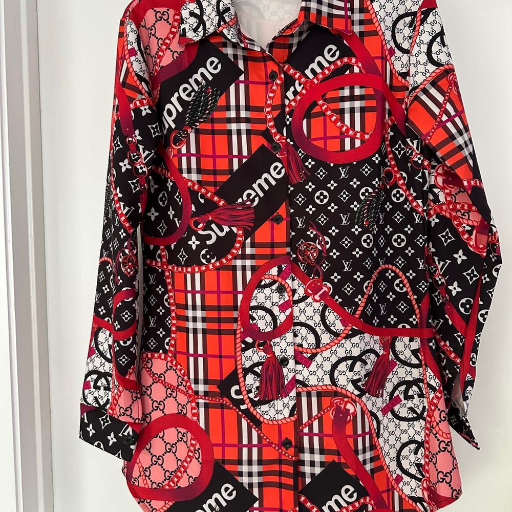 Monogram Shirt Dress